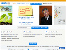 Tablet Screenshot of finishlineplanner.com